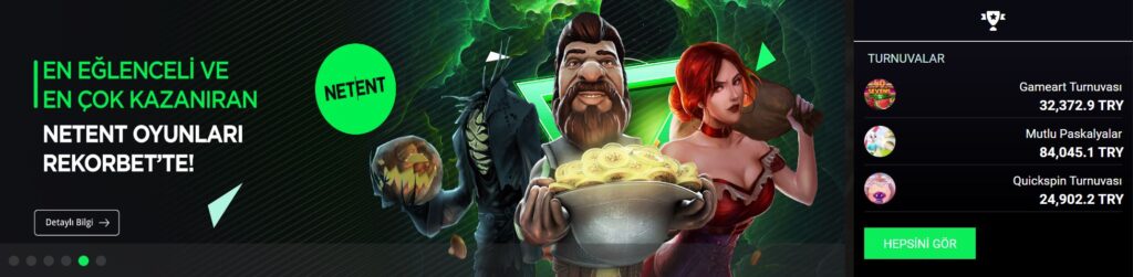 rekorbet slot oyunları